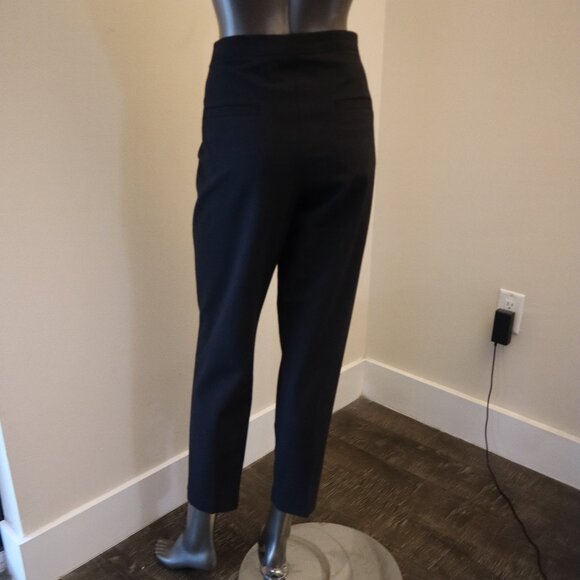 Brunello Cucinelli Gray Pants Monili D-Ring Stretch Wool Blend Straight Size 10 - Picture 3 of 7